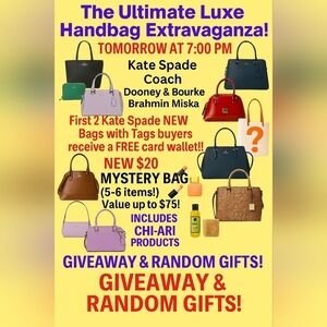 👜✨ “The Luxe Reveal: Designer Deals & Mystery Magic” ✨👜 FRIDAY 7PM Share Show